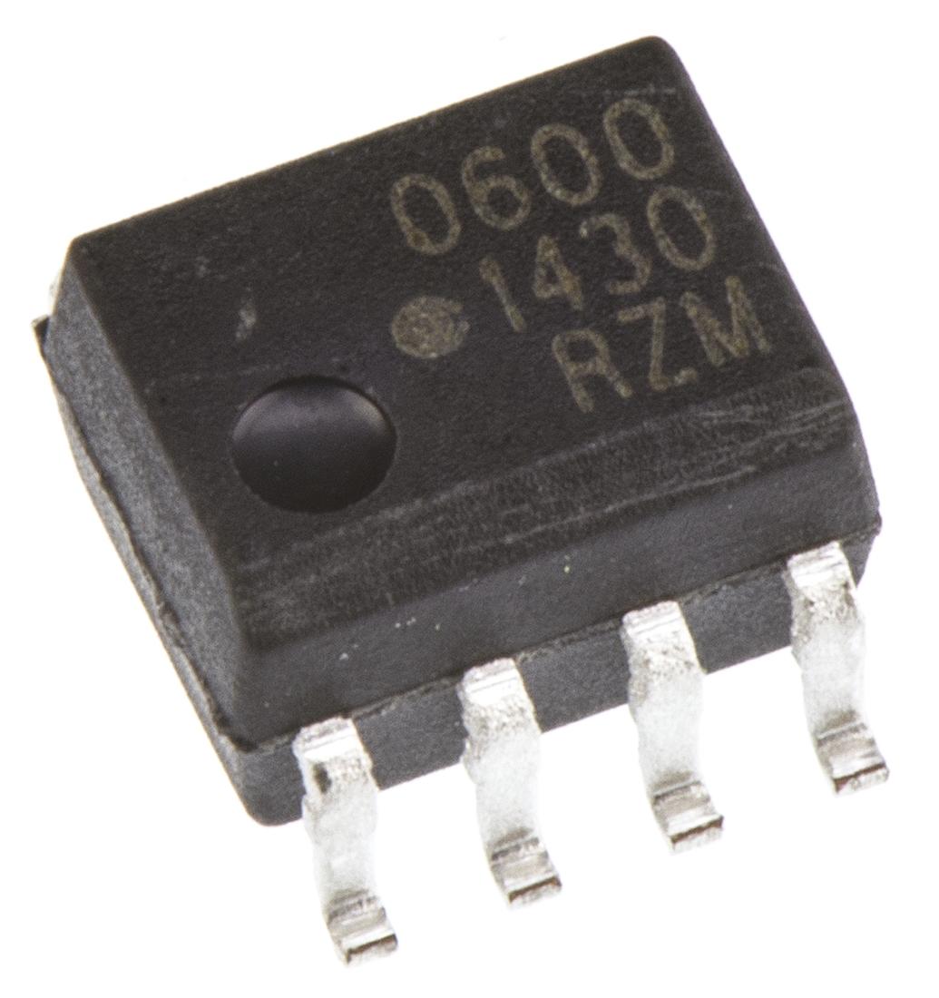 Produktfoto 1 von Broadcom THT Optokoppler DC-In / Transistor-Out, 8-Pin SOIC, Isolation 3,75 kV eff