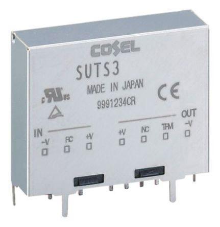 Produktfoto 1 von Cosel DC/DC-Wandler 3W 5 V dc IN, 5V dc OUT / 600mA 500V ac isoliert