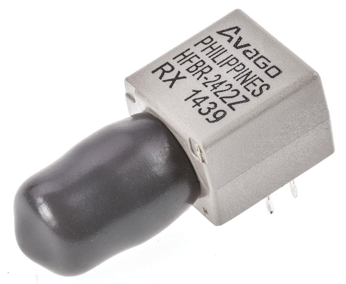 Produktfoto 1 von Broadcom LWL-Empfänger 5MBd, 820nm Rund, 8-polig THT, FC-Anschluss