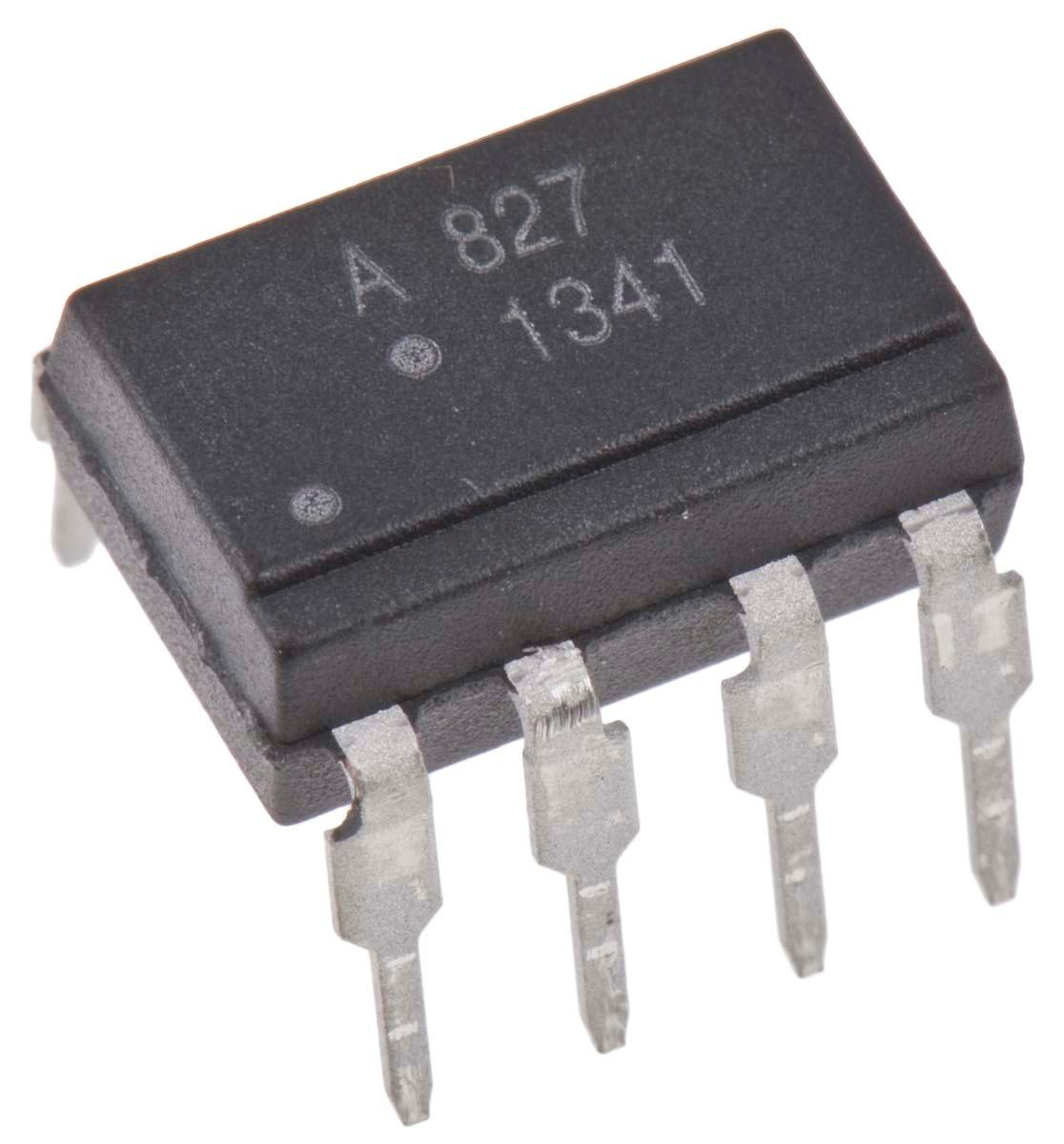 Broadcom THT Dual Optokoppler DC-In / Transistor-Out, 8-Pin PDIP, Isolation 5 kV eff