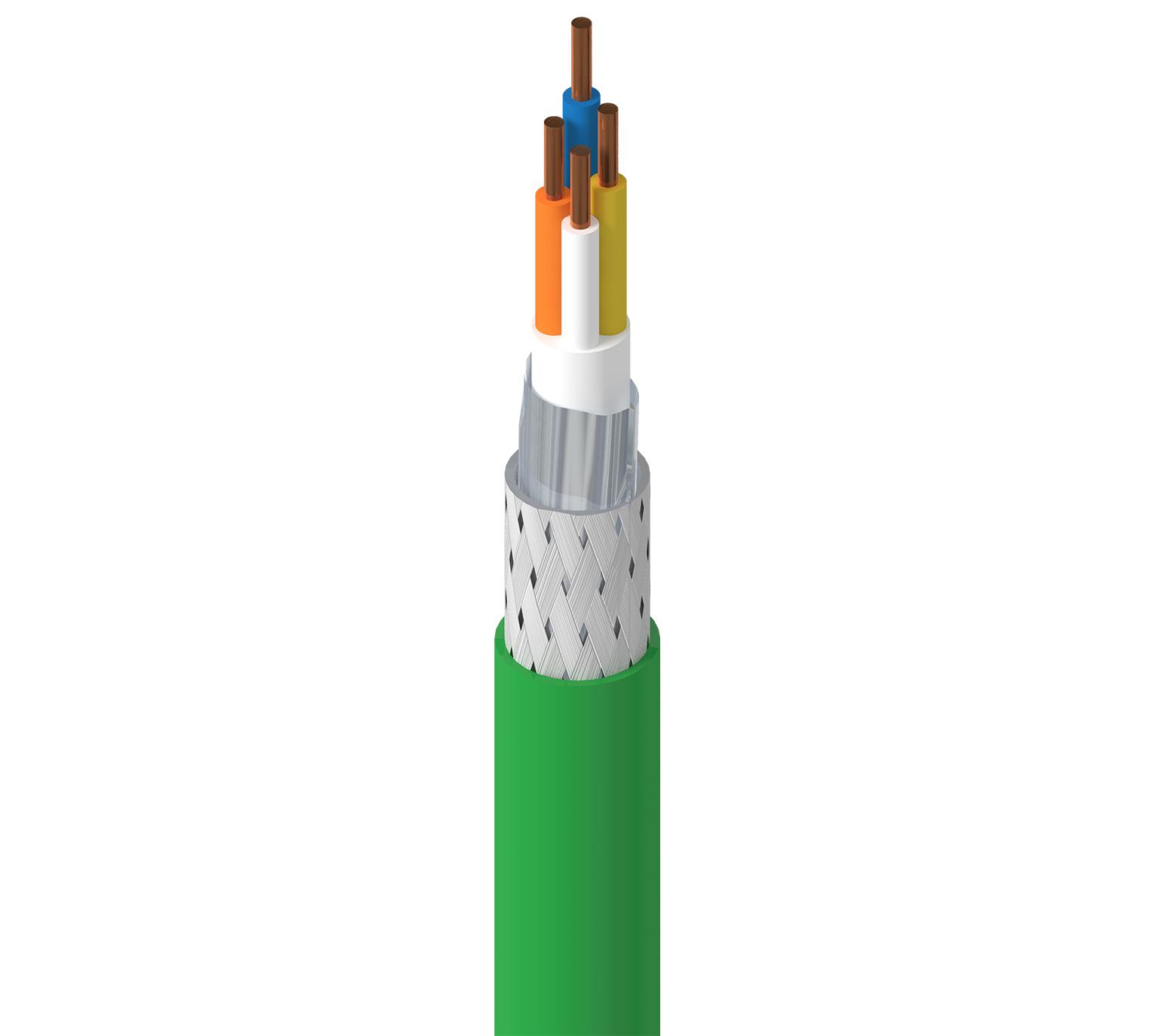 Produktfoto 1 von Belden DataTuff Ethernetkabel Cat.5e, 305m, Grün Verlegekabel, A offenes Ende SF/UTP, B offenes Ende, Aussen ø 6.5mm,