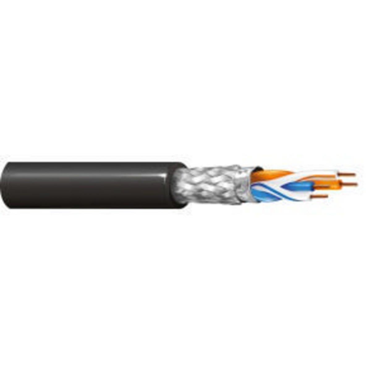 Belden DataTuff Ethernetkabel Cat.5e, 305m, Schwarz Verlegekabel SF/UTP, Aussen ø 6mm, FRNC