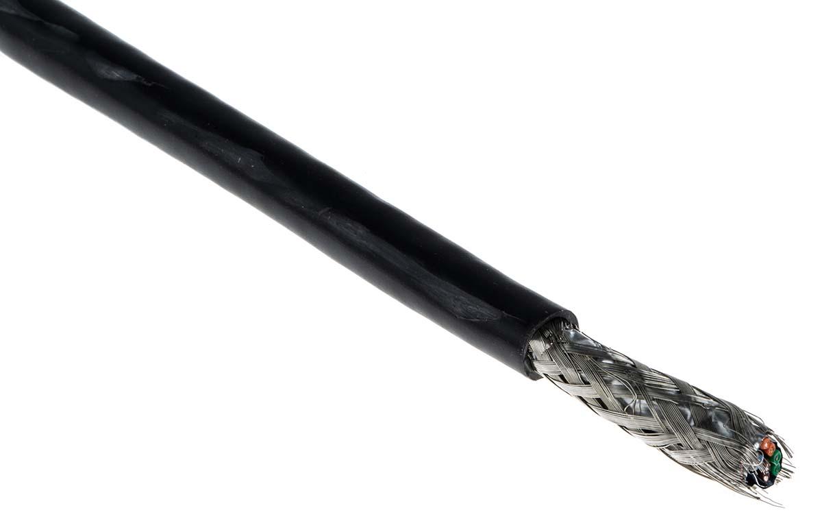 Produktfoto 1 von Belden DataTuff Ethernetkabel Cat.5e, 305m, Schwarz Verlegekabel SF/UTP, Aussen ø 6.8mm, PVC