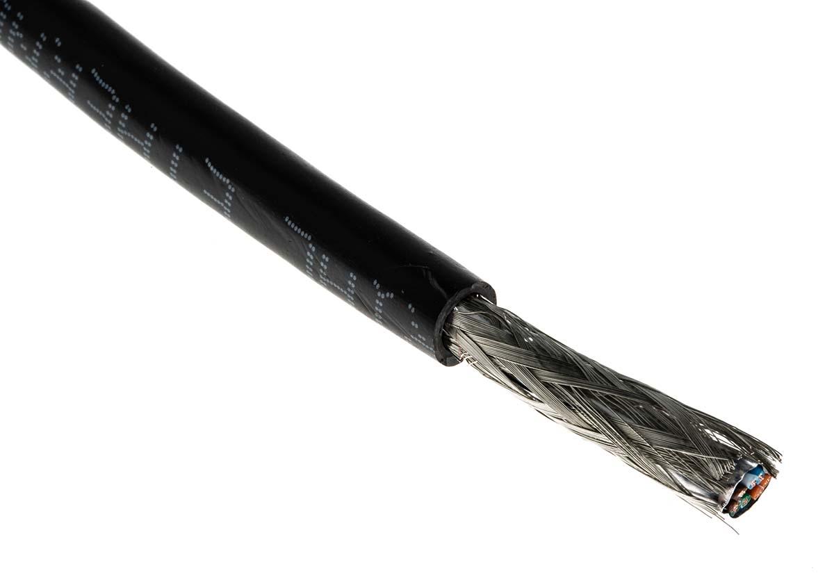 Produktfoto 1 von Belden DataTuff Ethernetkabel Cat.5e, 305m, Schwarz Verlegekabel SF/UTP, Aussen ø 6.5mm, PVC