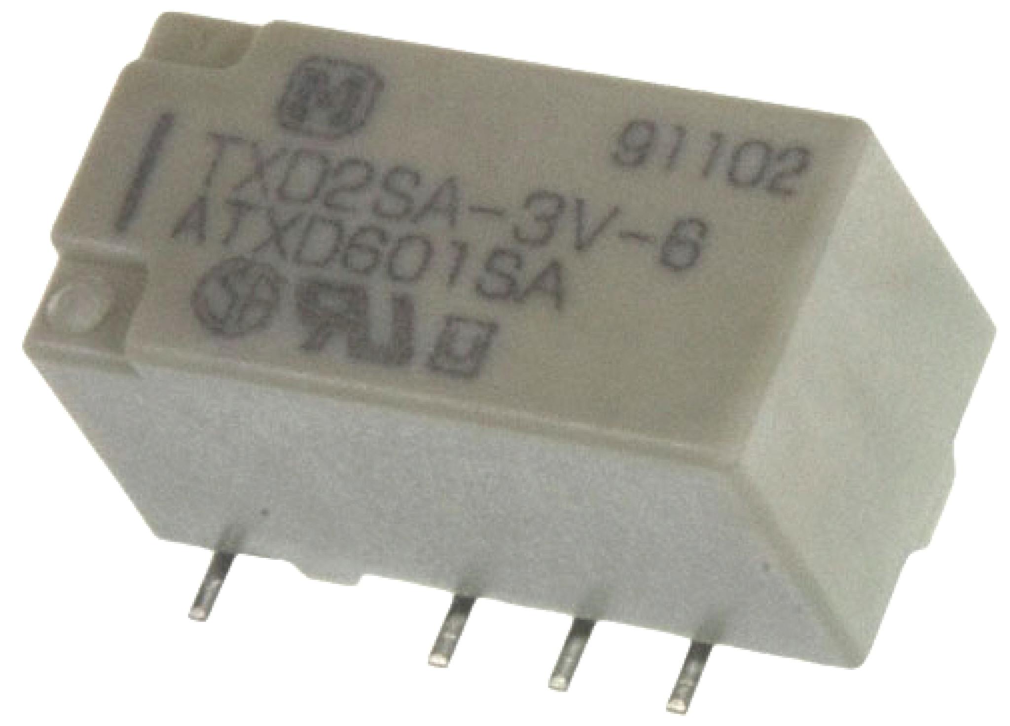 Panasonic G6K Signalrelais SMD Printrelais, 5V dc Spule, 2-poliger Wechsler, 2A / 220V, SMD