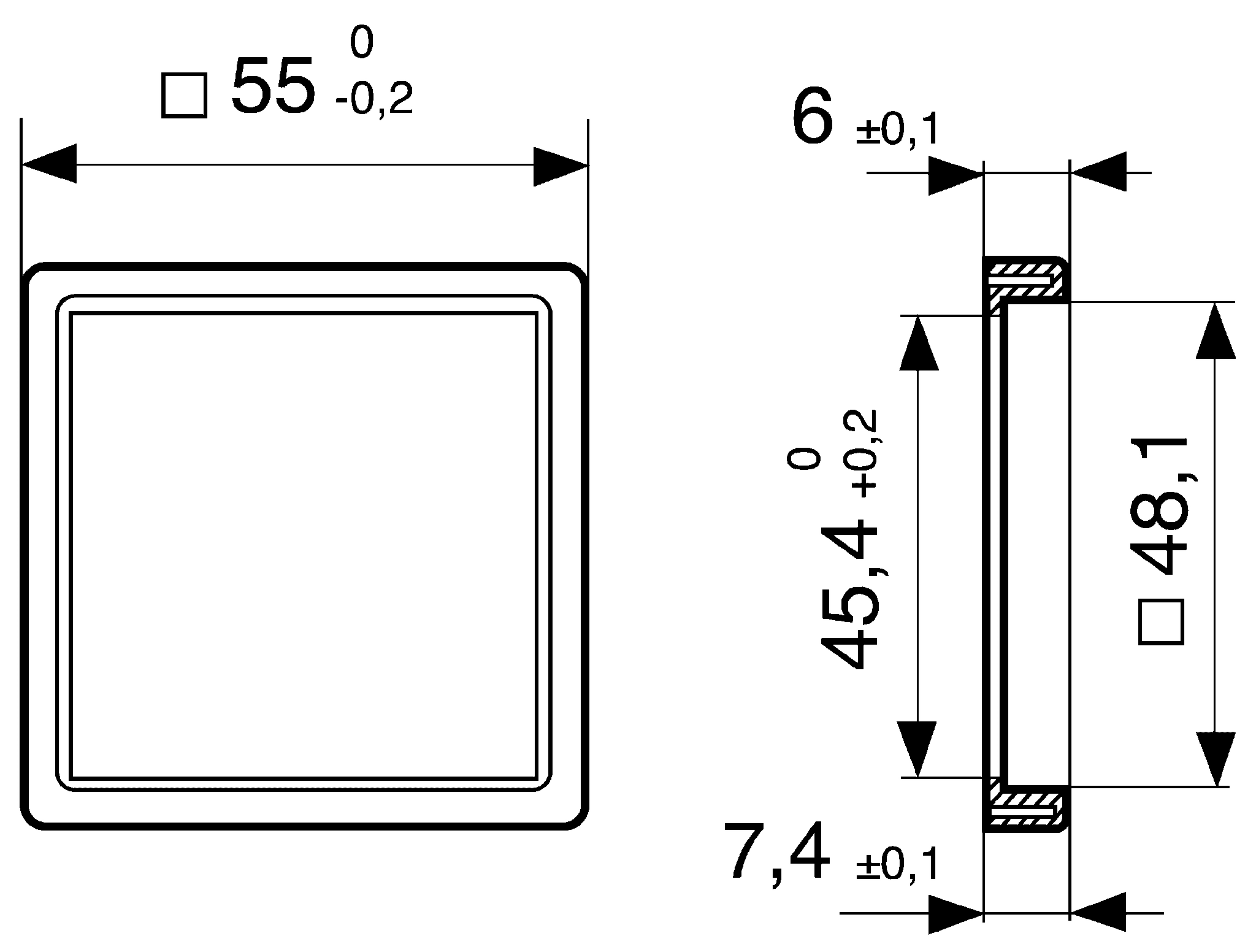 Produktfoto 1 von Crouzet Adapter für Elektromechanischer Stundenzähler