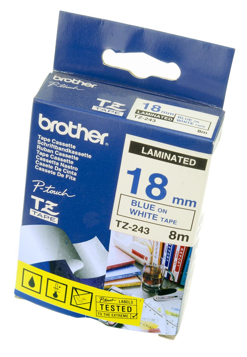 Produktfoto 1 von Brother Beschriftungsband Blau, für Serie E 550 W VP, H 100 LB, H 100 R, H 101 GB, H 105, H 105 WB, H 107 B, H 200,