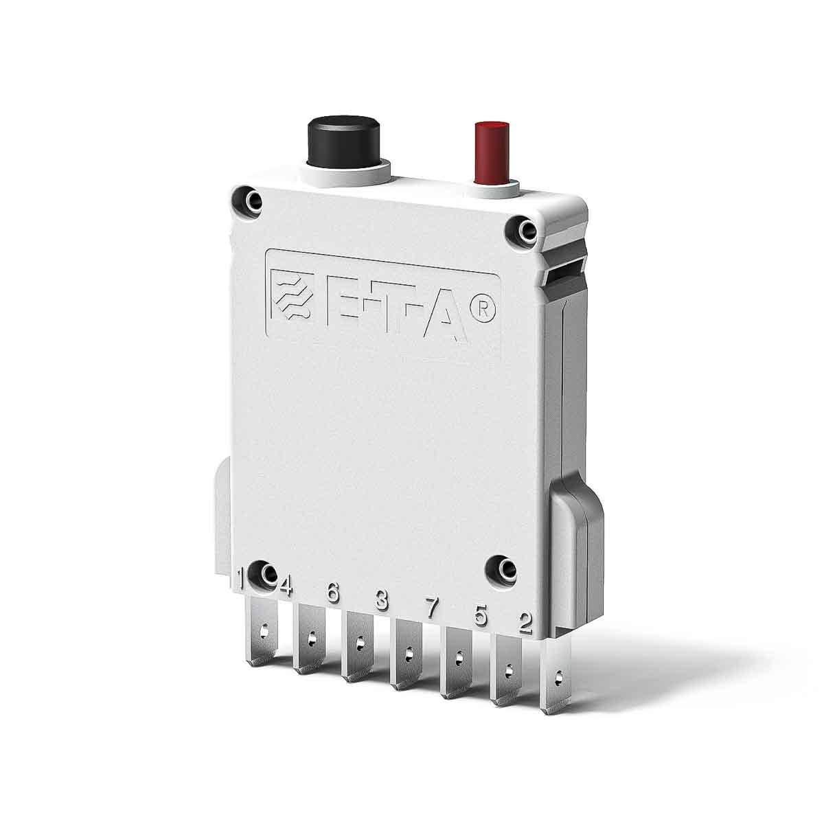 Produktfoto 1 von ETA 3600 Thermischer Überlastschalter / Thermischer Geräteschutzschalter, 1-polig, 0.5A, 250V 50 x 11.5 x 51mm,