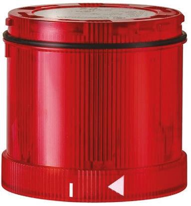 Produktfoto 1 von Werma KombiSIGN 70 843 Signalleuchte Dauer-Licht Rot, 24 Vdc, 70mm x 65.5mm