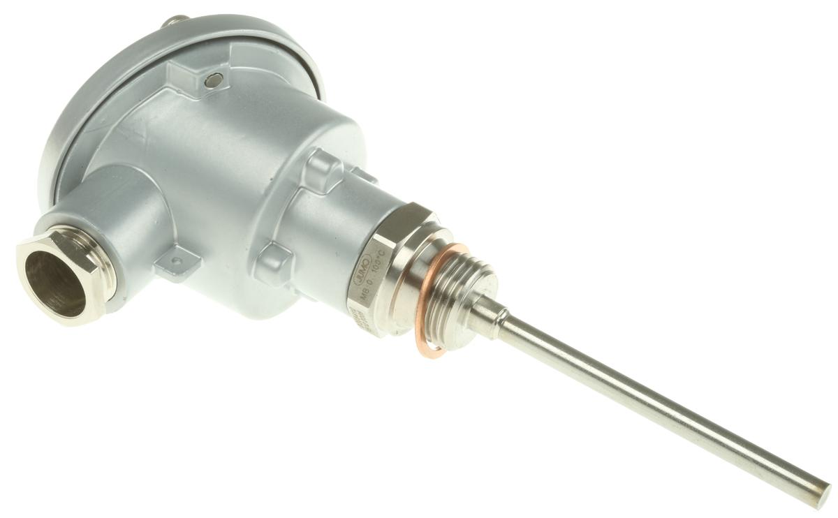 Jumo PT100 Temperatursensor Ø 6mm x 100mm → +400°C