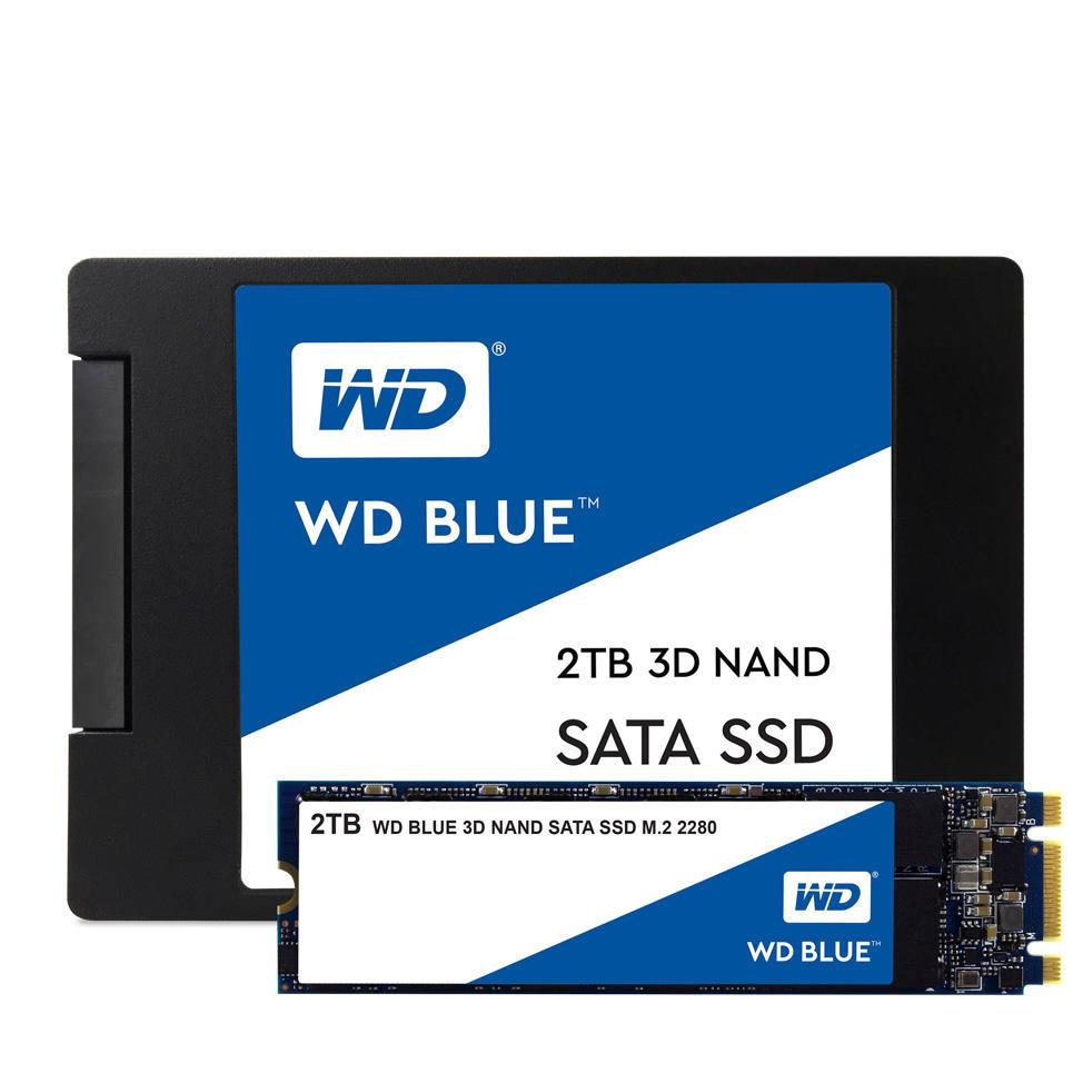 Produktfoto 1 von Western Digital WD Blue 3D NAND SATA-SSD Intern Interne Festplatte SATA III, 250 GB, SSD