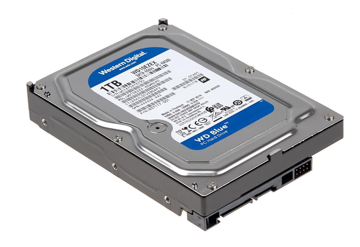 Western Digital Intern Interne Festplatte SATA 6 Gbit/s, 1 TB, HDD