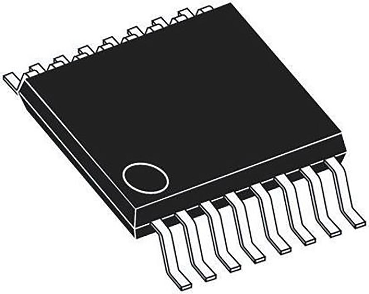 Produktfoto 1 von Analog Devices 8-Bit ADC AD7904BRUZ Quad, 1000ksps TSSOP, 16-Pin