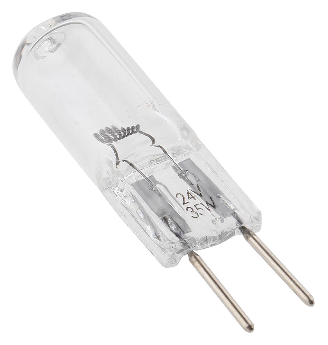 Produktfoto 1 von Werma Stiftsockellampe 24 Vac/dc, G6.35 Sockel Klar, für 783, 784, 883, 884, Glaskolben, Halogen