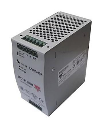 Produktfoto 1 von Carlo Gavazzi Switch-Mode DIN-Schienen Netzteil 120W, 90 → 132V ac, 12V dc / 10A