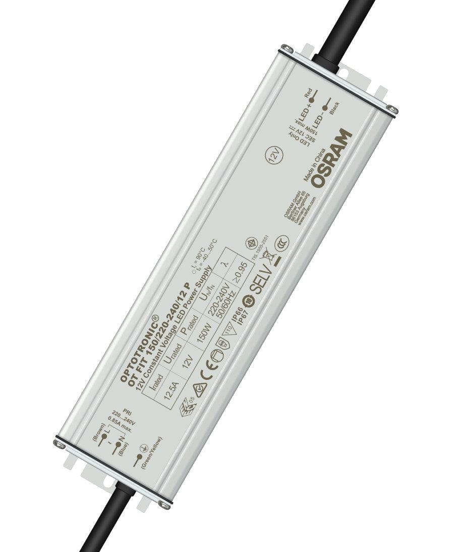 Produktfoto 1 von Osram LED-Treiber 220-240 V LED-Treiber, Ausgang 12.5V / 850mA Konstantspannung