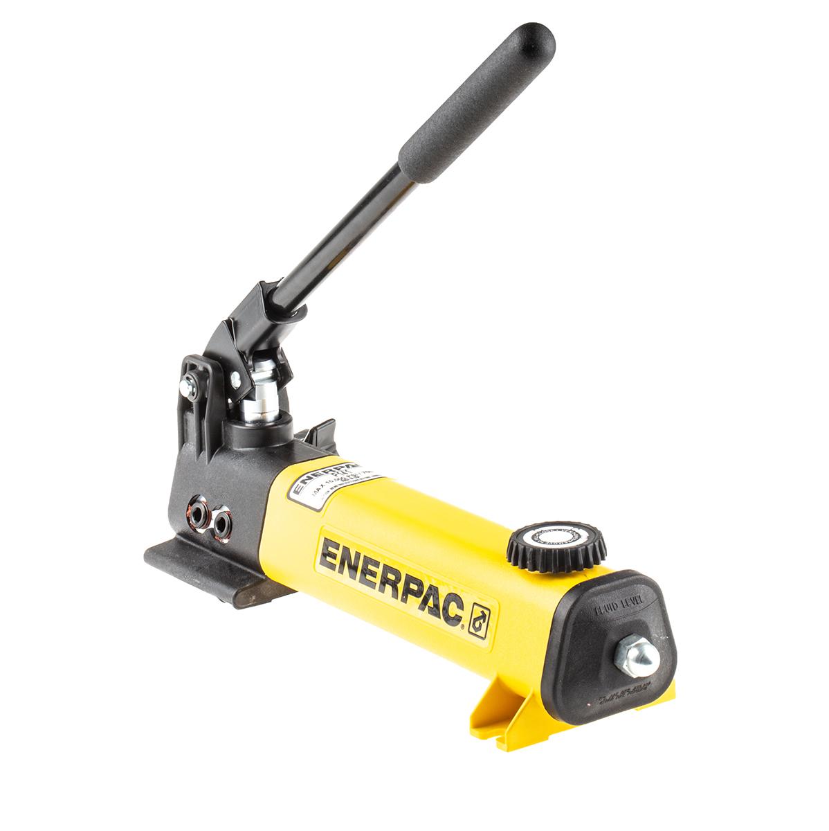 Enerpac Einfach Hydraulik-Handpumpe, 327cm³, Hub 12.7mm / 0.9cm³, 32.7kg, 700 bar max., 336 x 95 x 143mm, 2.4kg