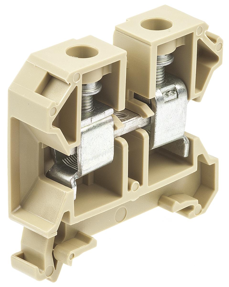 Produktfoto 1 von Weidmüller SAK Reihenklemme Einfach Beige, 16mm², 1 kV / 76A