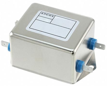 EPCOS B84113H EMV-Filter, 250 V ac/dc, 3A, Gehäusemontage, Öse, Laschensteckverbinder, 1-phasig 0 mA / 50 → 60Hz