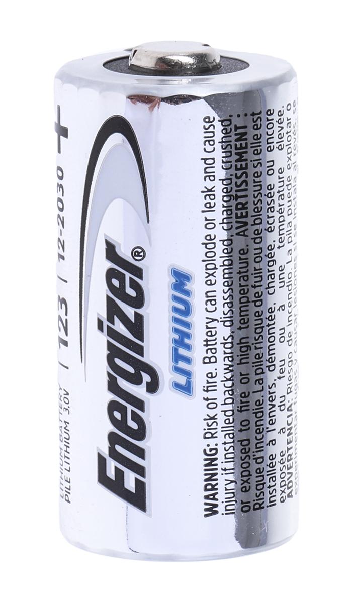 Produktfoto 1 von Energizer CR123A Kamera-Batterie, 3V / 1500mAh LiMnO2 34.5 x 17mm