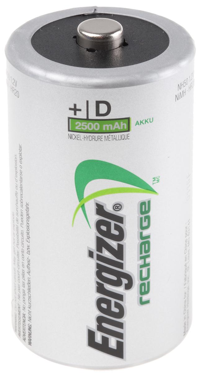 Produktfoto 1 von Energizer D Akku NiMH 1.2V, 2.5Ah  geringe Selbstentladung