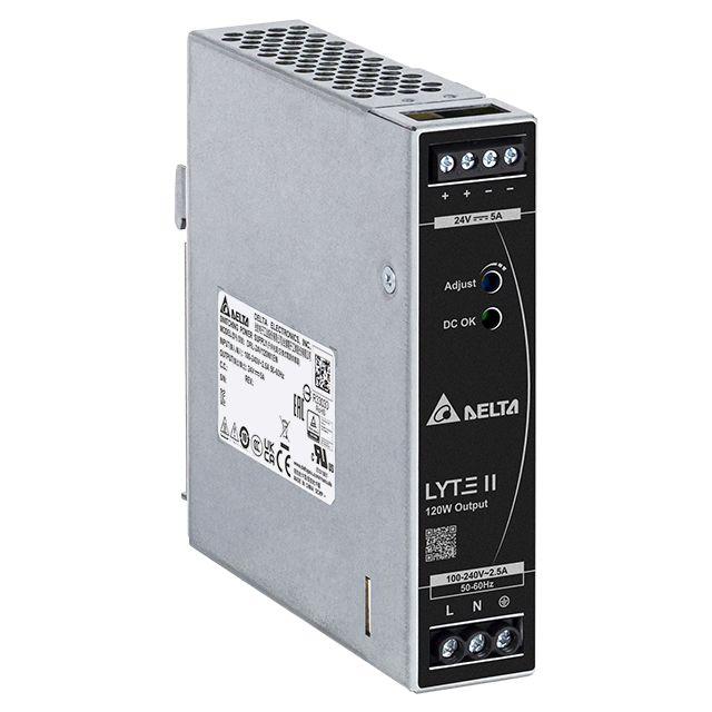 Produktfoto 1 von Delta Electronics DRL DIN-Schienen Netzteil DIN-Schienen Netzteil 120W, 90 → 264V ac, 24V dc / 5A