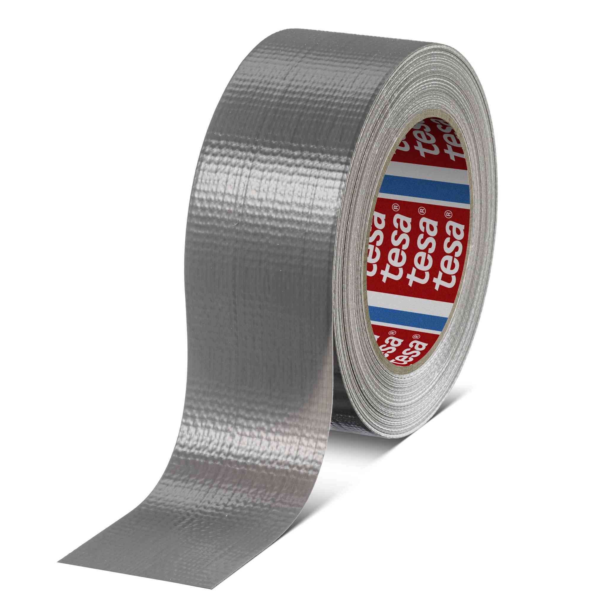 Produktfoto 1 von Tesa 4615 Panzerband, PE-Folie mit PET-Filamenten Silber, 0.18mm x 50mm x 50m