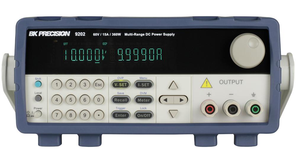 Produktfoto 1 von BK Precision BK9202B Digital  Labornetzgerät 360W, 60V / 15A, ISO-kalibriert