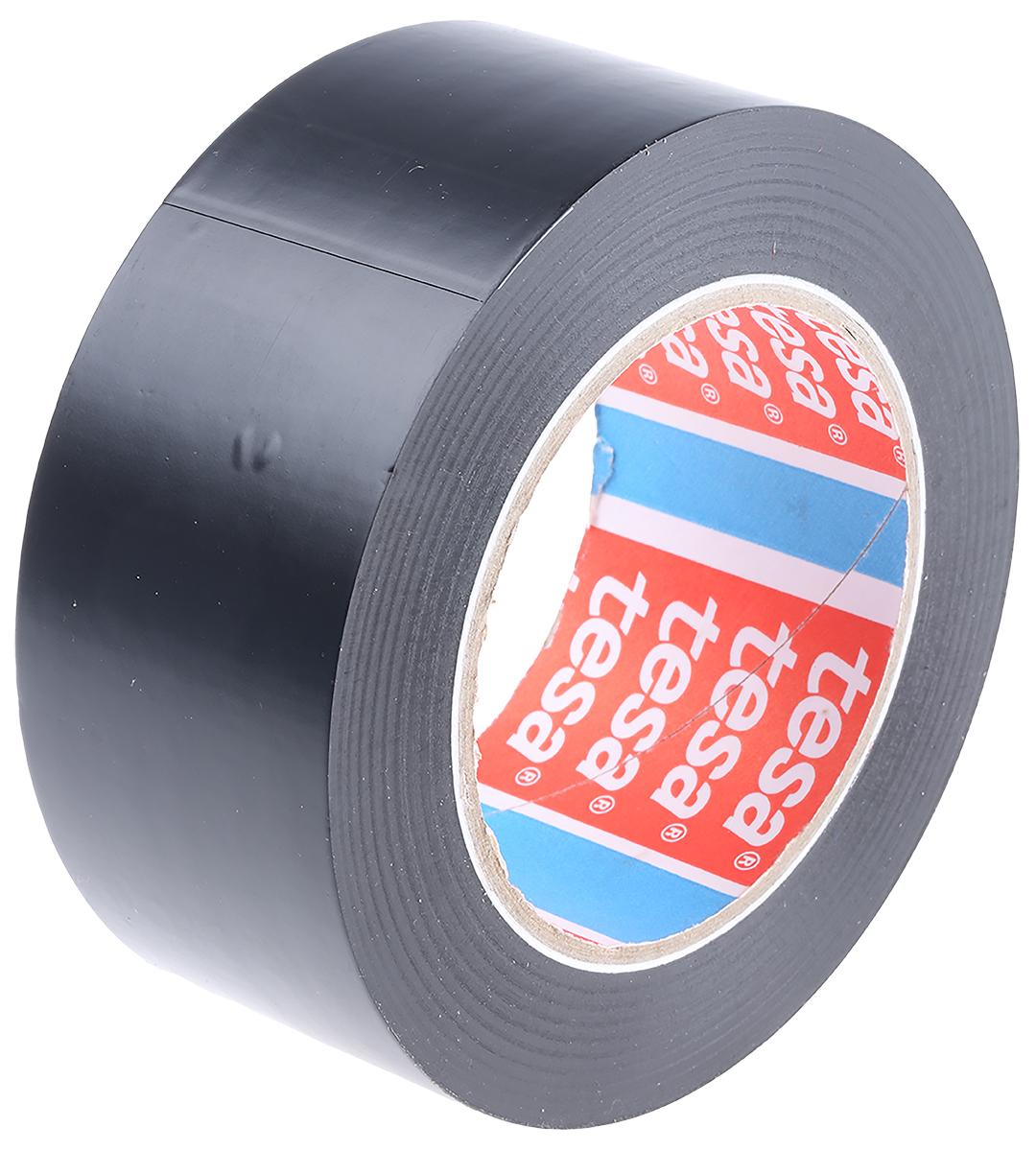 Produktfoto 1 von Tesa 4169, 4169 PVC Markierungsband Schwarz Typ Bodenmarkierungsband, Stärke 0.18mm, 50mm x 33m