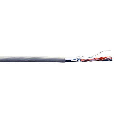 Belden 9504 Datenkabel, 4-paarig 0,2 mm² Ø 6.73mm SF/UTP Schirmung PVC isoliert Twisted Pair Chrom