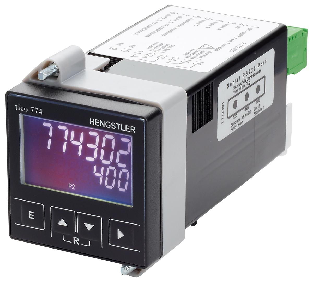 Produktfoto 1 von Hengstler TICO 774 Unidirektional Zähler LCD 6-stellig, max. 60kHz, 100 → 240 V ac