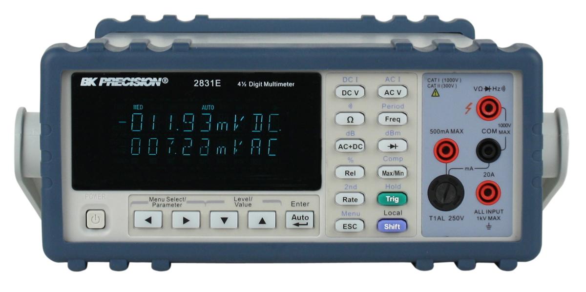 Produktfoto 1 von BK Precision 2831E, TischDigital Multimeter, CAT I, CAT II 750V ac / 20A ac, 20MΩ