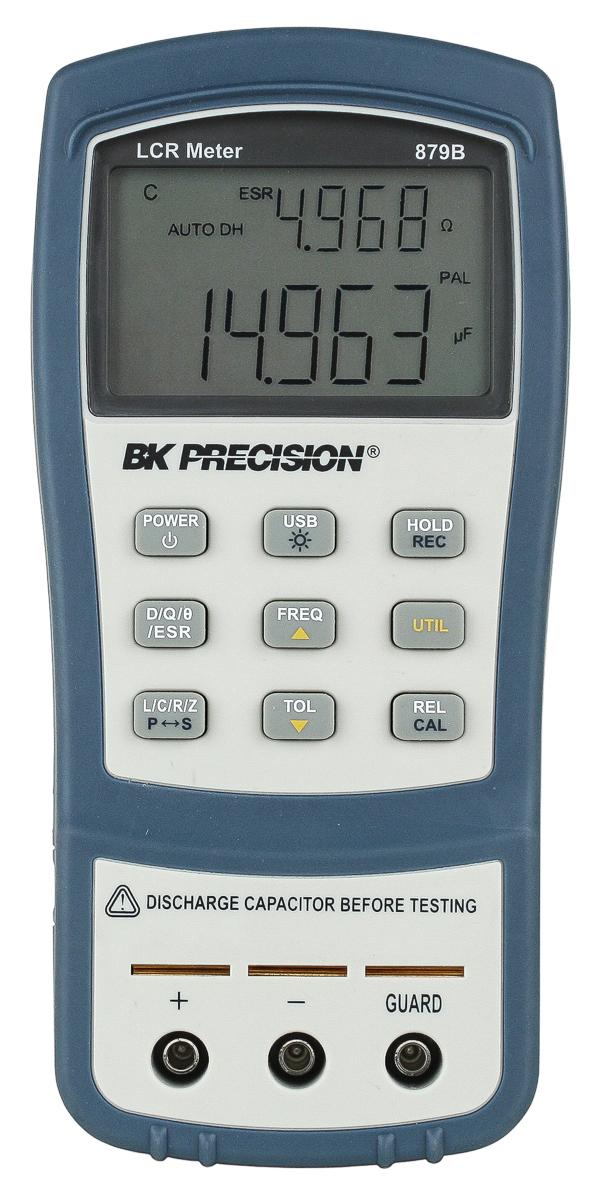 Produktfoto 1 von BK Precision BK879B LCR-Messgerät 20mF 10 MΩ 1000H Batterie 9 V, Handgerät, 10kHz LCD