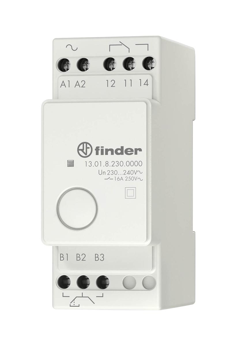 Finder  Monostabiles Relais, für DIN-Schienen 1-poliger Wechsler 16A 230V ac Spule / 2.5W