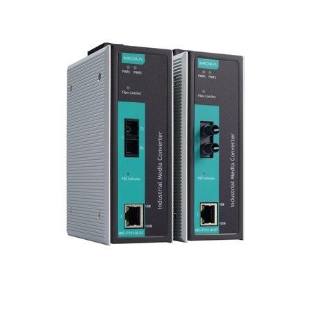 MOXA Ethernet-Medienkonverter 10/100Mbit/s, Vollduplex, Multi Mode 5km 10/100Mbit/s, Anschluss: 10/100T, RJ45