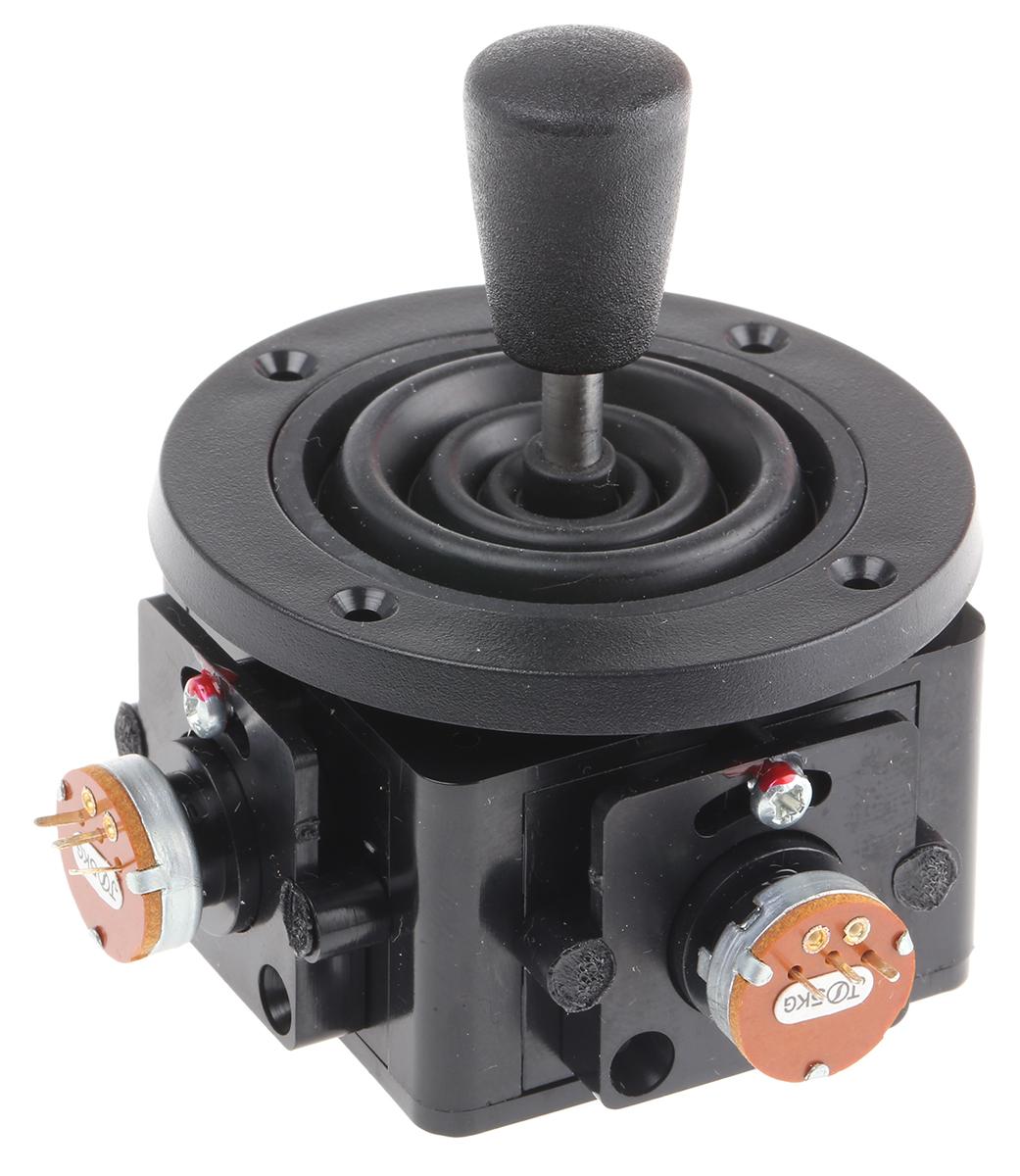 APEM Potenziometer-Joystick, 2-Achsen Potenziometrisch Dual