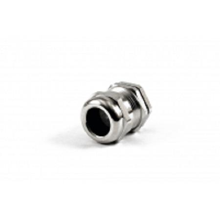 Produktfoto 1 von Hammond 1427BCG Kabelverschraubung, M20 Messing vernickelt Grau 10mm/ 14mm, IP68