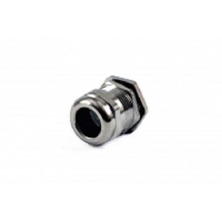 Produktfoto 1 von Hammond 1427BCG Kabelverschraubung, PG16 Messing vernickelt Grau 10mm/ 14mm, IP68