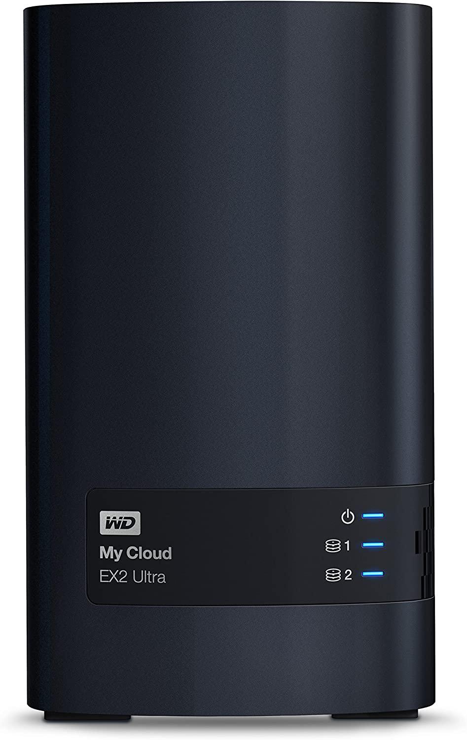 Western Digital Meine Cloud EX2 Ultra, 3,5 Zoll Festplattenlaufwerk USB 3.0 Industrieausführung, 12 TB, HDD