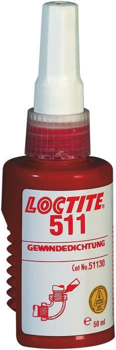 Produktfoto 1 von Loctite 511 Schraubensicherung Paste Weiß, Tube 50 ml, -55°C → +150°C