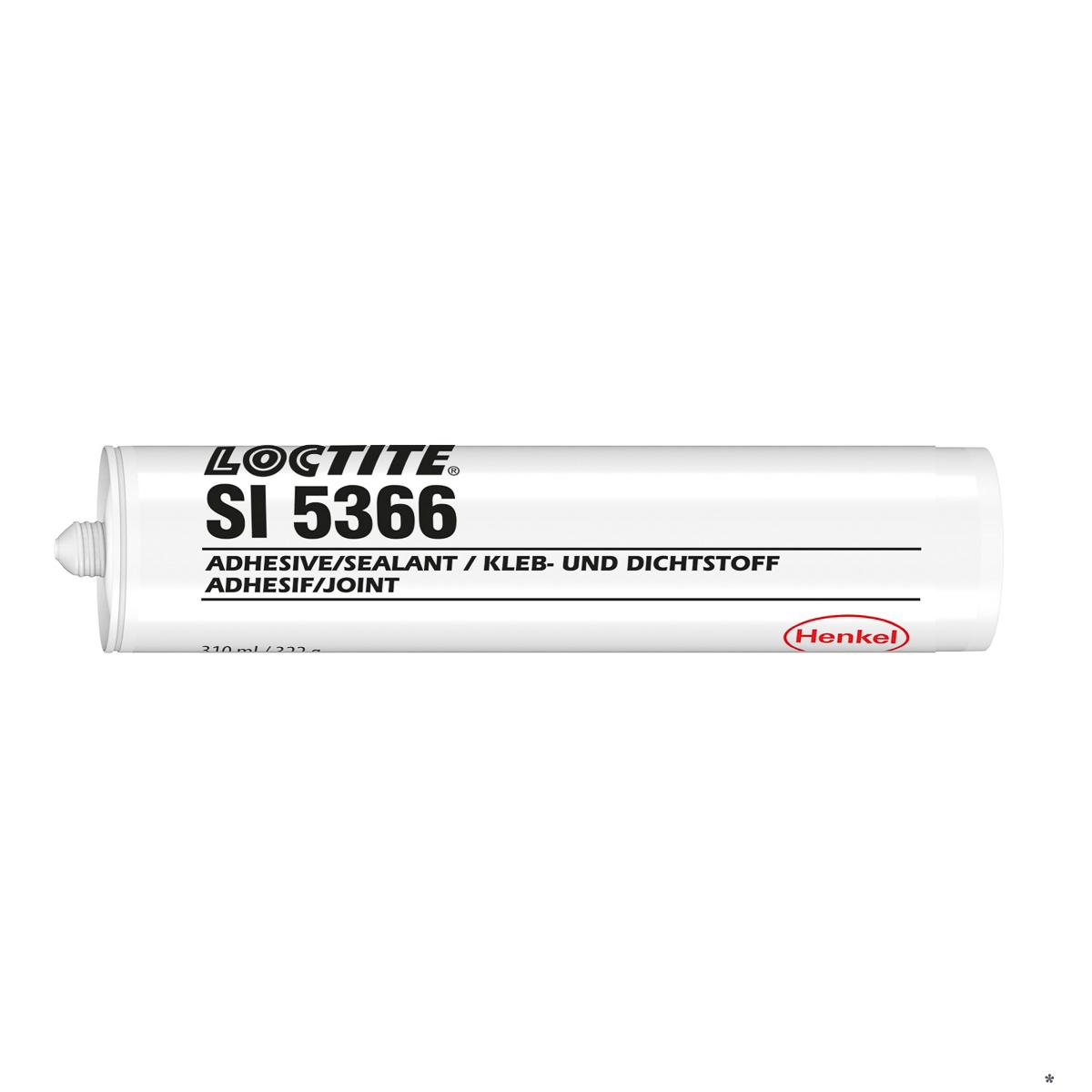 5366 Dichtmittel transparent, Essigsäure-Basis,  Kartusche  310ml, -60 →+250 °C.