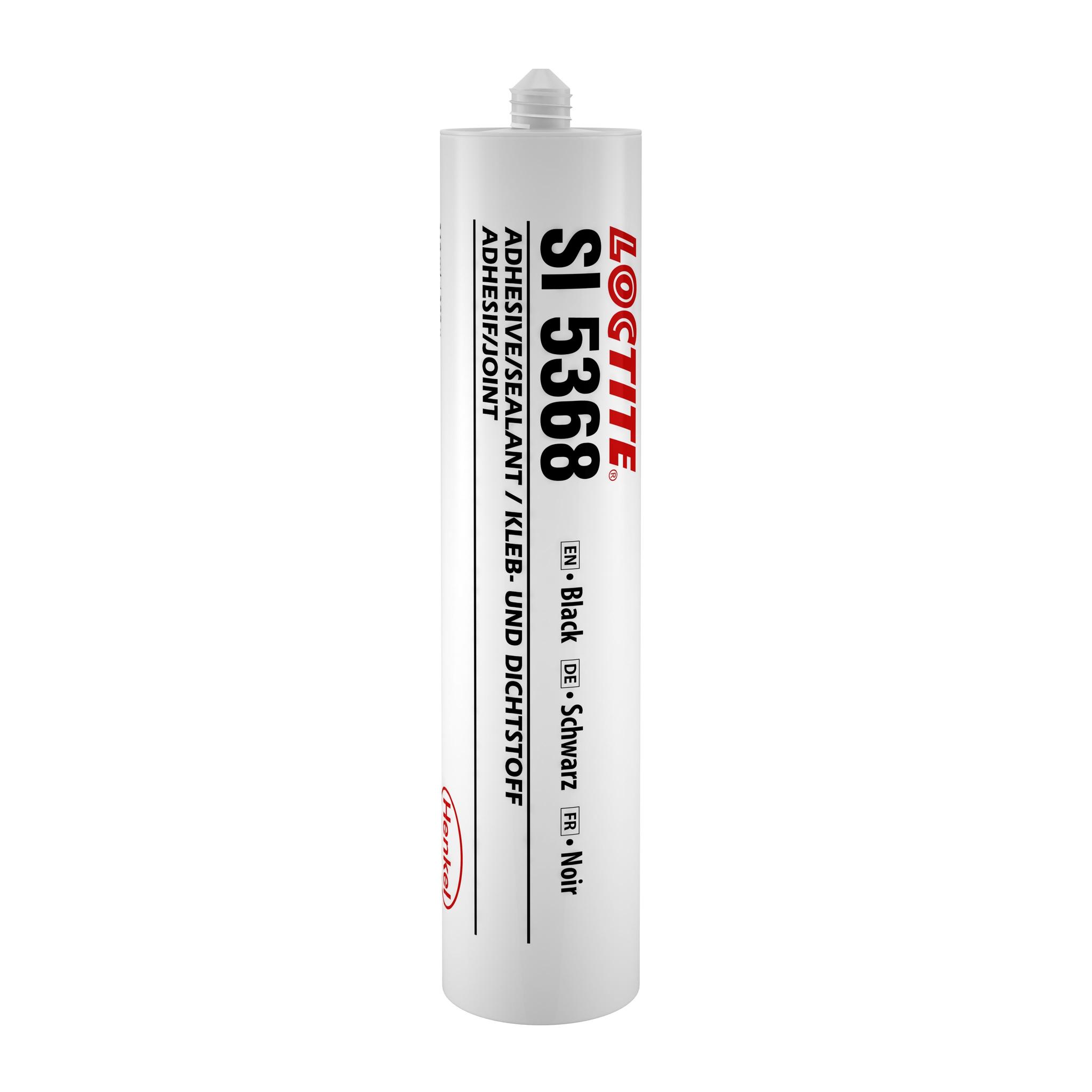 Produktfoto 1 von Loctite 5368 Dichtmittel Schwarz, Essigsäure-Basis,  Kartusche  310ml, -60 →+250 °C.