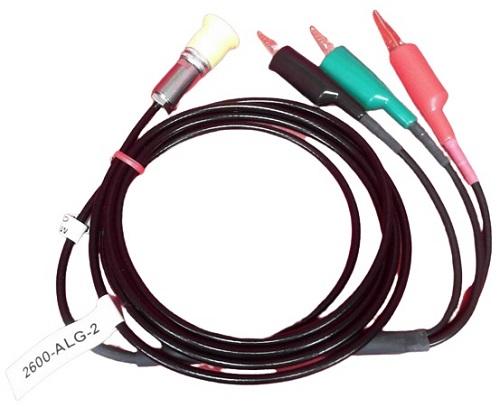 Produktfoto 1 von LOW NOISE TRIAX CABLE WITH ALLIGATOR CLI