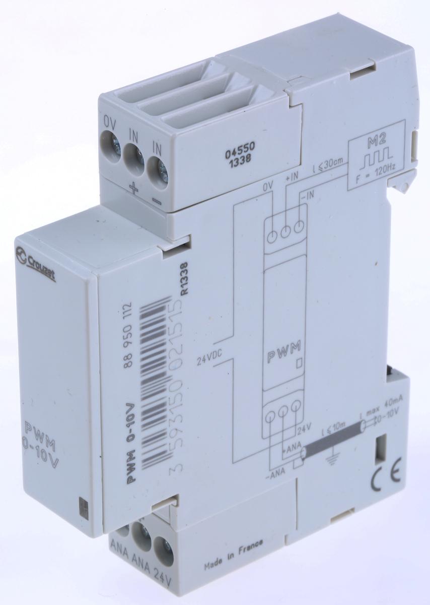 Crouzet PLC-Erweiterungsmodul für Serie Millenium 3, Serie Millenium II+, 1 x PWM IN / 1 x Analog OUT