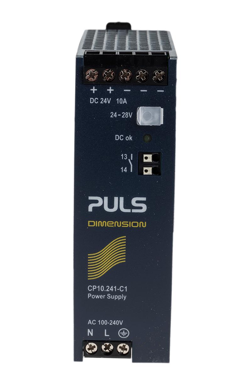 Produktfoto 1 von PULS CP DIN-Schienen Netzteil 240W, 100 → 240V ac, 24V dc / 10A