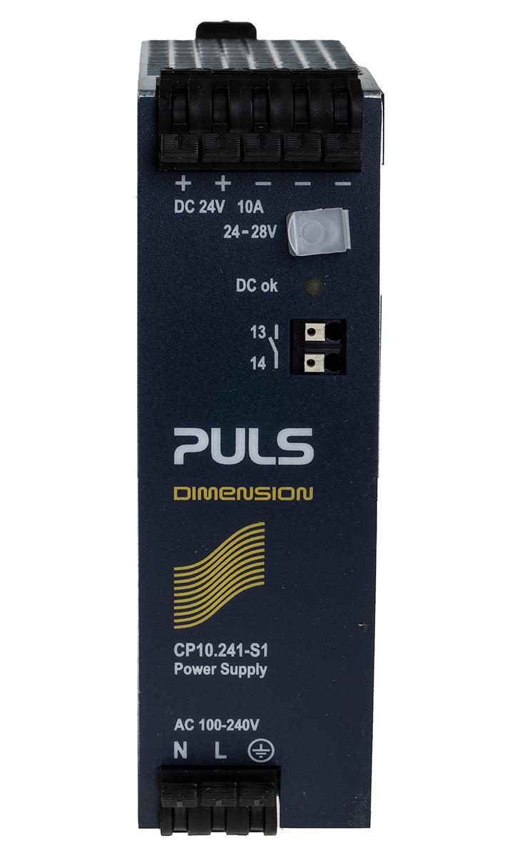 Produktfoto 1 von PULS CP DIN-Schienen Netzteil 240W, 100 → 240V ac, 24V dc / 10A