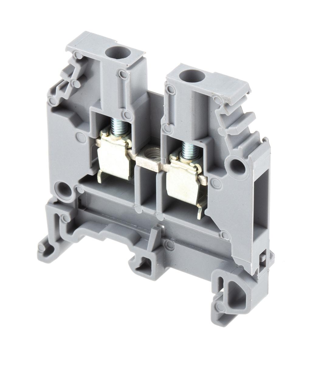 Produktfoto 1 von Entrelec SNA Reihenklemmenblock Einfach Grau, 4mm², 800 V ac / 32A