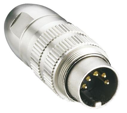 Lumberg DIN-Stecker Gerade 5-polig, 60 V ac / 5A IP68, Lötanschluss Kabelmontage