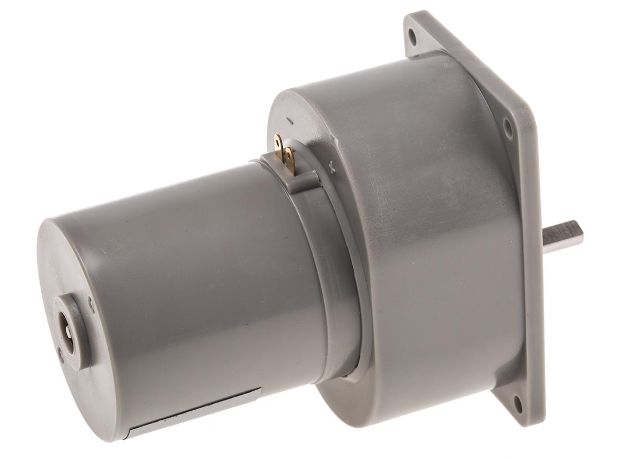 Philips Getriebemotor bis 30 Ncm, 12 V dc / 5 W, , Wellen-Ø 4mm, 54mm x 39mm