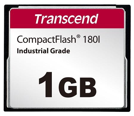 Produktfoto 1 von Transcend CF180I Speicherkarte, 1 GB Industrieausführung, CompactFlash, SLC